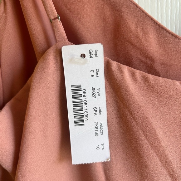 NWT J Crew Pink Ruffle Dress Size 10 - Picture 6 of 8